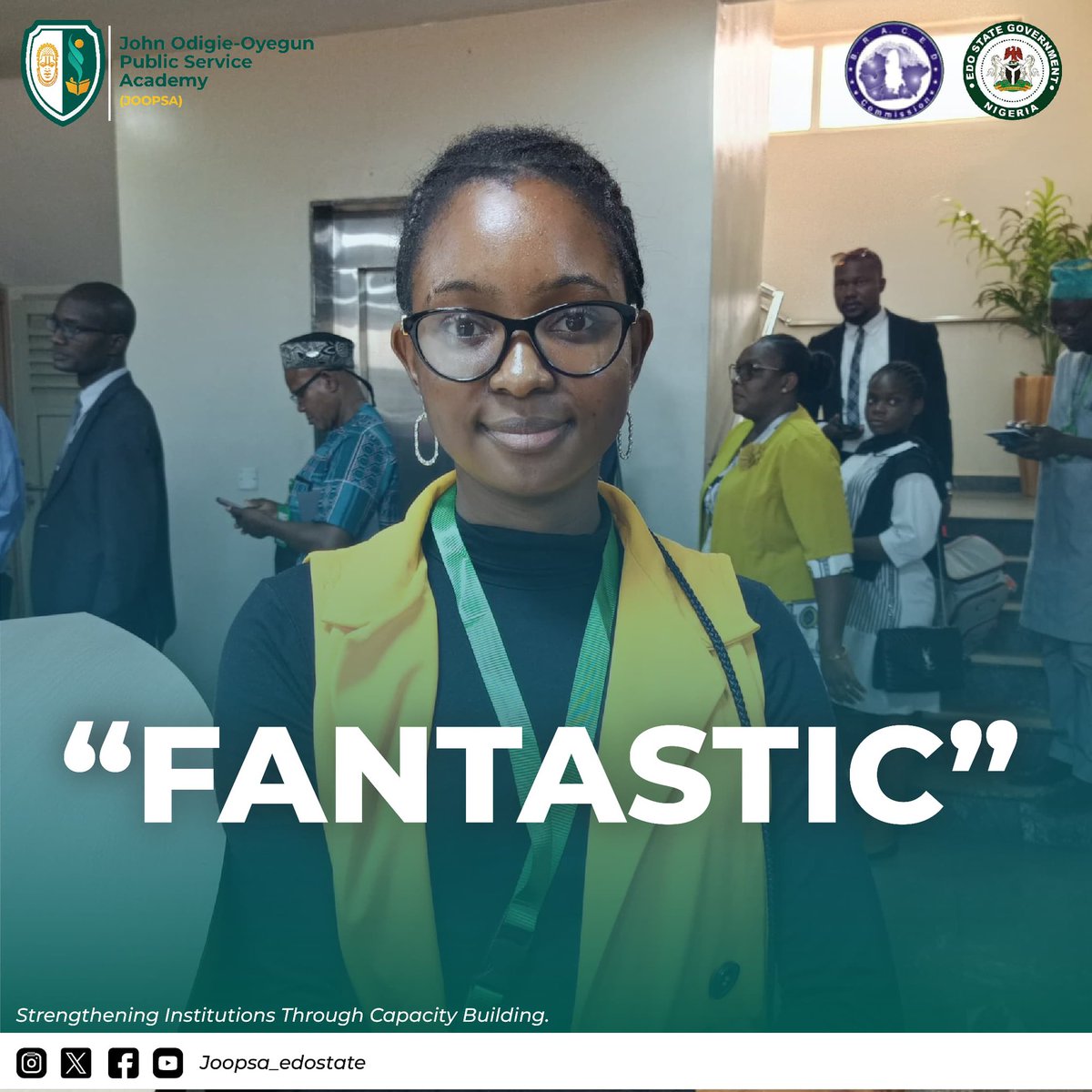 joopsa_edostate's tweet photo. Highlights from The BRACED Commission Strategy Retreat Programme for Heads of Service

.
.
.
…come experience JOOPSA

#BRACEDRetreat2024
#JOOPSA
#edostate
#publicservice
#teamjoopsa https://t.co/B1jr1lHAqT