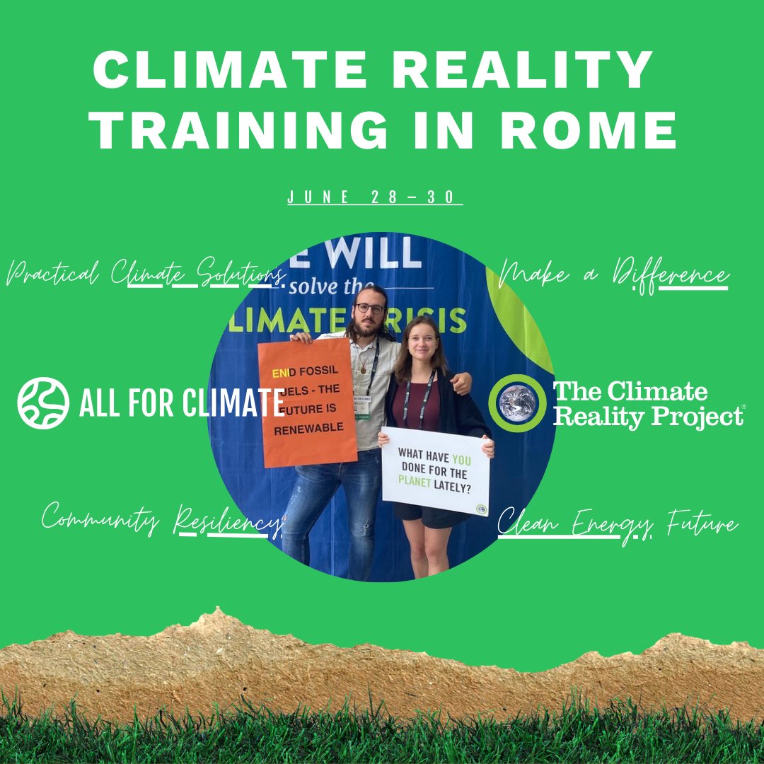 All we learnt from attending the latest <a href="/ClimateReality/">Climate Reality</a> training with mr <a href="/algore/">Al Gore</a>, a thread 🌎🧵

1) Meeting IRL is beautiful, two of our core contributors met for the first time and we got to know in person some activists from <a href="/fffitalia/">Fridays For Future Italia</a>, a collective we host 💕