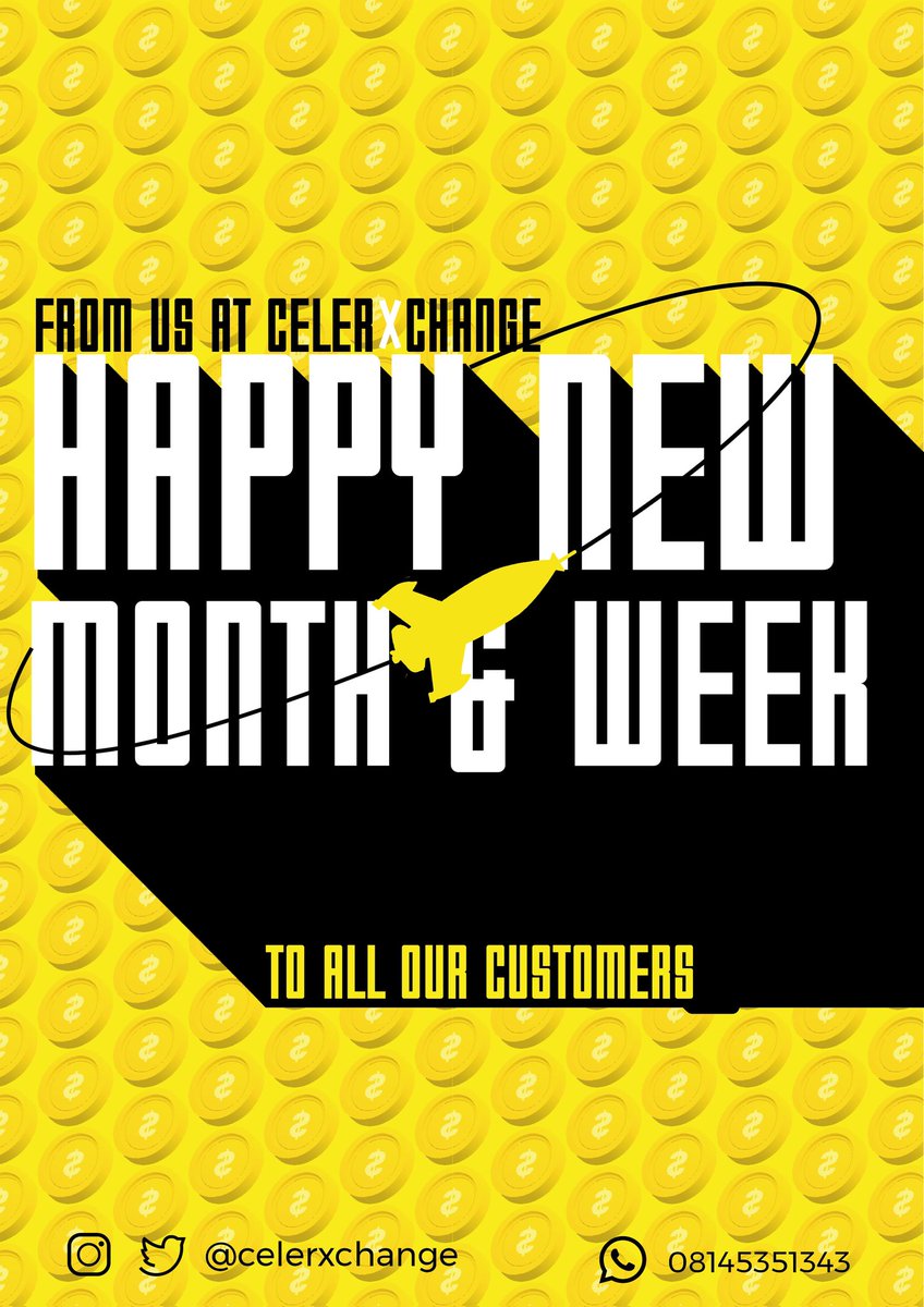 CelerXchange's tweet photo. We wish all our customers a wonderful new week and month ahead, we love you all so much ✨️ https://t.co/o2PyHV3x4y