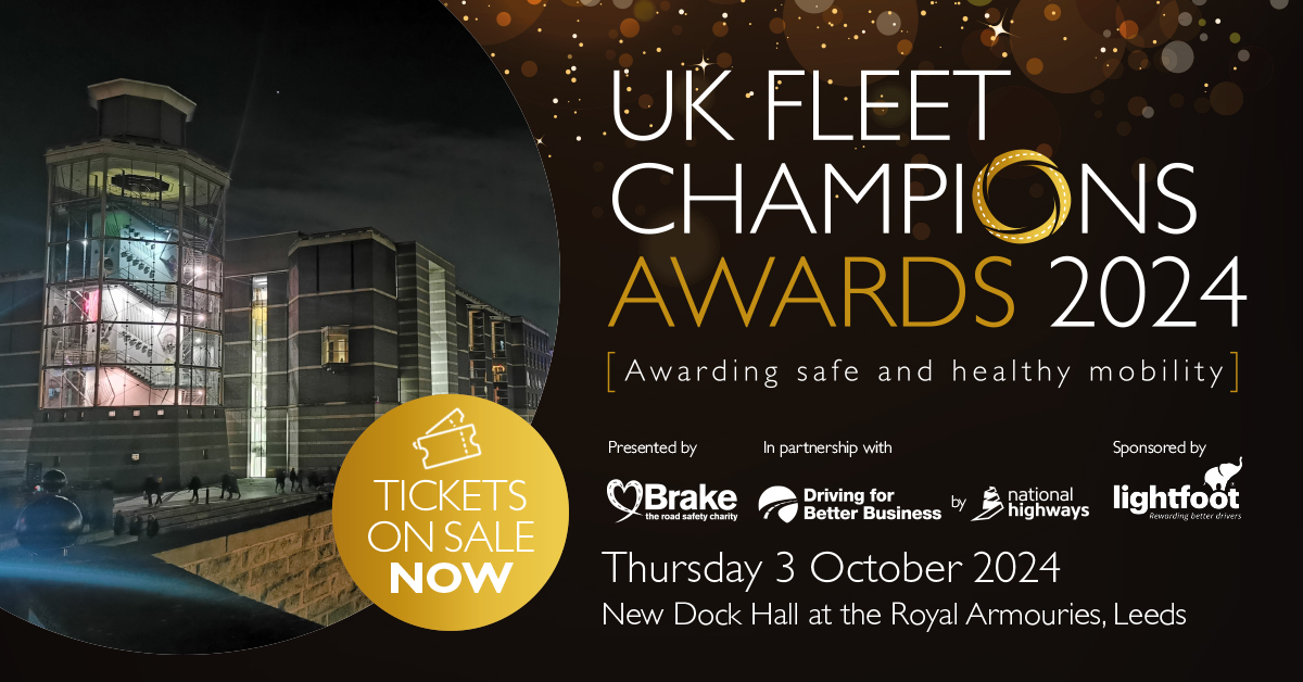 We're delighted to announce the shortlist for the UK Fleet Champions Awards 2024! 🏆

Tickets are now available to join us on the night. 🎫 

We're also delighted to announce that Lightfoot has confirmed support as headline sponsor! 

Read the full story
brake.org.uk/how-we-help/ra…