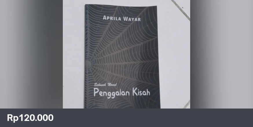 AprilaWayar's tweet photo. Coba cek ini, buku terbaru Aprila Wayar. Harganya Rp120.000 aja! https://t.co/P0WeEmZydu https://t.co/TczA9U7o2R