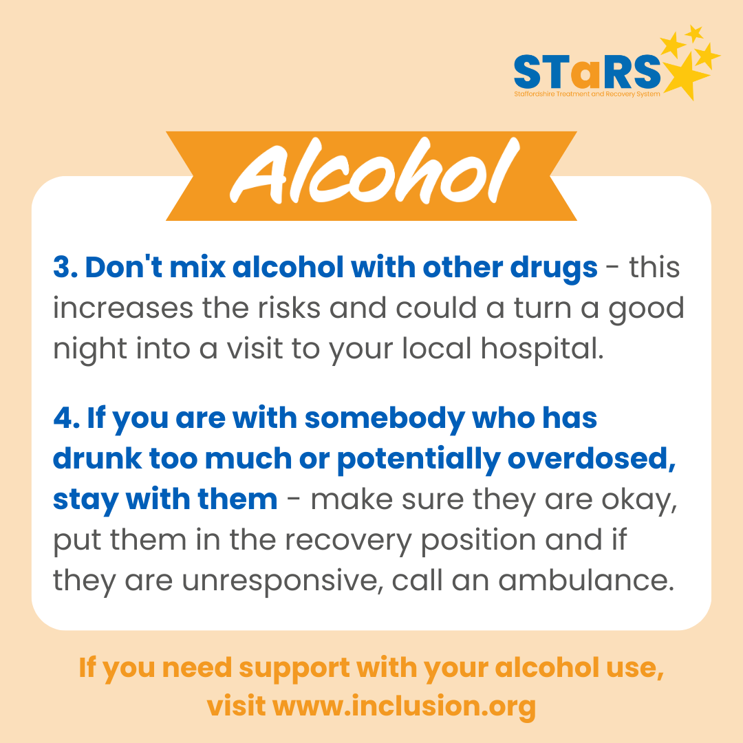 Staffs_TaRS's tweet image. Harm reduction for alcohol - tips to help you stay safe during the summer season, a time when you may be drinking more than usual.

If you need support with your alcohol use visit orlo.uk/XMhbl

#AlcoholAwarenessWeek #HarmReduction #AlcoholSupport