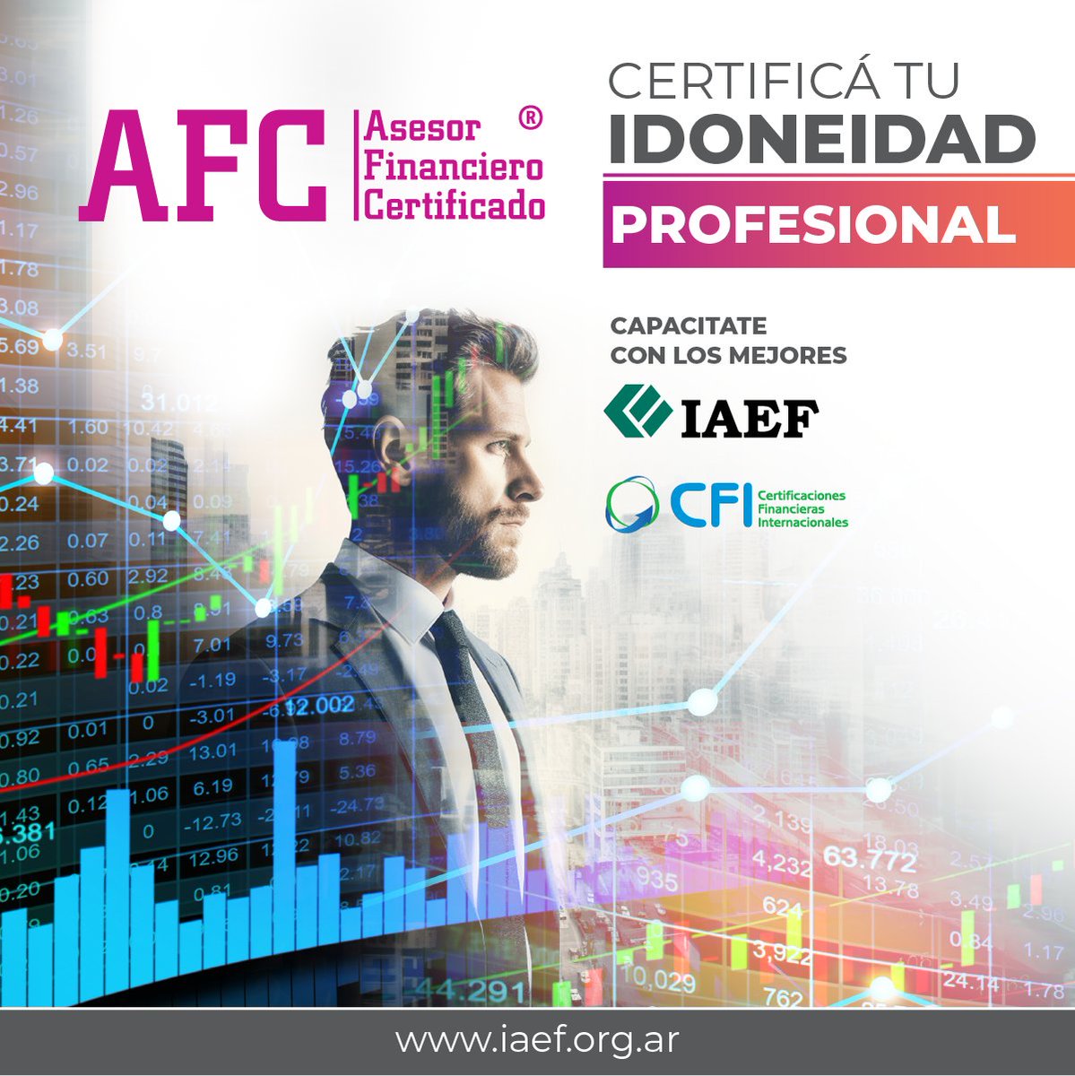 ¿Buscas capacitarte en Mercado de Capitales y obtener idoneidad en Argentina y España?
iaef.org.ar/certificacione…
Obtené tu #Idoneidad en #Finanzas 🥇💯
✔️ Capacitate con los mejores
✔️Validado por <a href="/CNVArgentina/">CNV Argentina</a>
Te esperamos en el IAEF

#Rentafija #RentaVariable #Assetmanagement