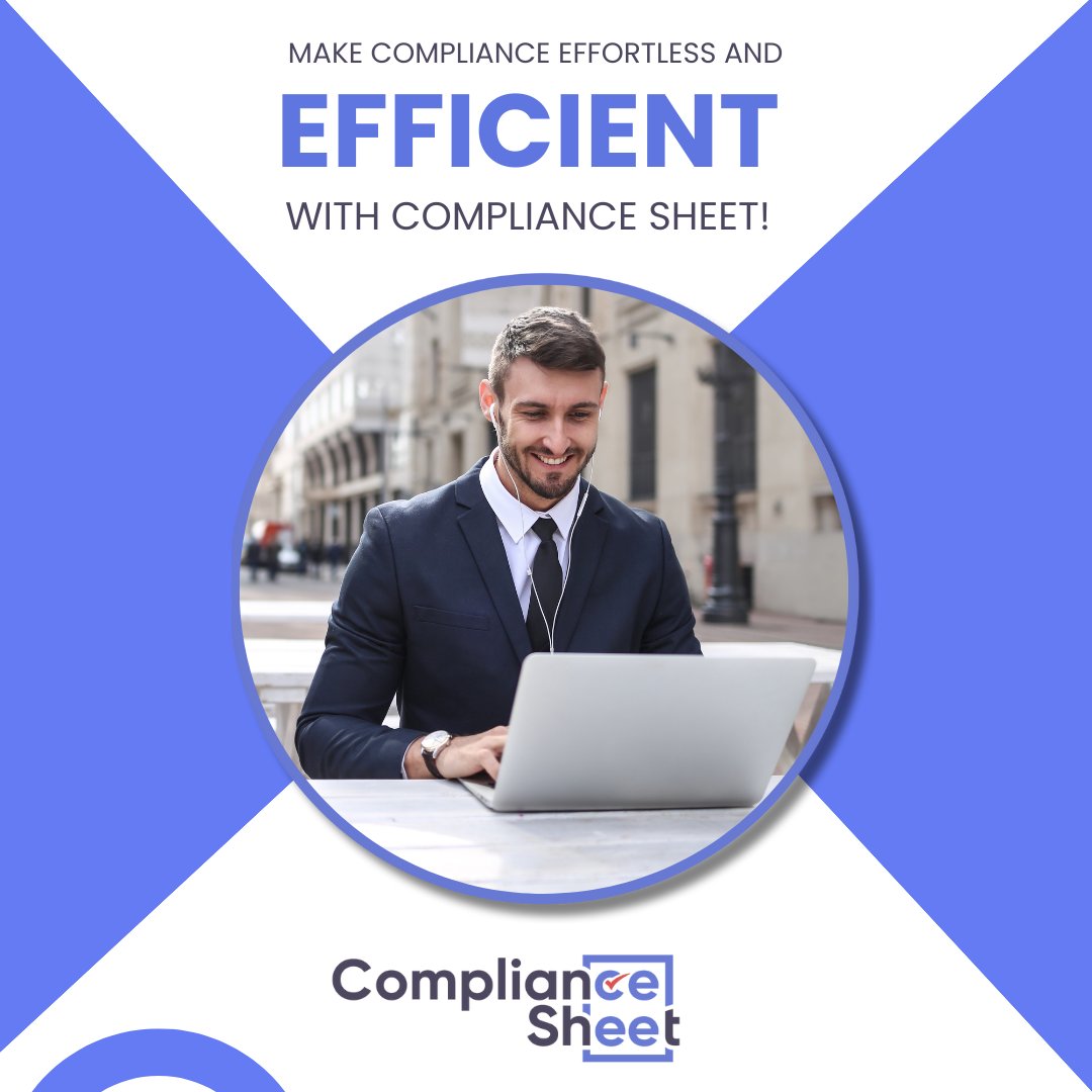 complianceshet's tweet image. Optimize Your Compliance Operations with Compliance Sheet! 🌟
Discover how our comprehensive solution can transform your compliance management
#LoneWorkerSafety #DocumentHandling #EmployeeTraining #Efficiency