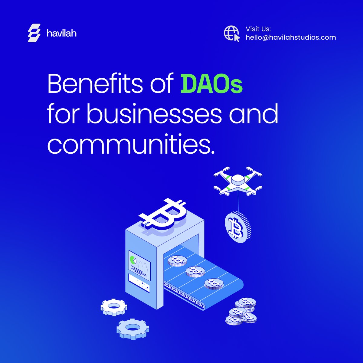 HavilahHQ's tweet image. 🌐 Have you seen a business where every team member has a voice and makes decisions collectively? T

hat’s the power of #DecentralizedAutonomousOrganizations (#DAOs) in #web3. It has transformed how businesses collaborate and make decisions. Let&apos;s explore the 🌟benefits!