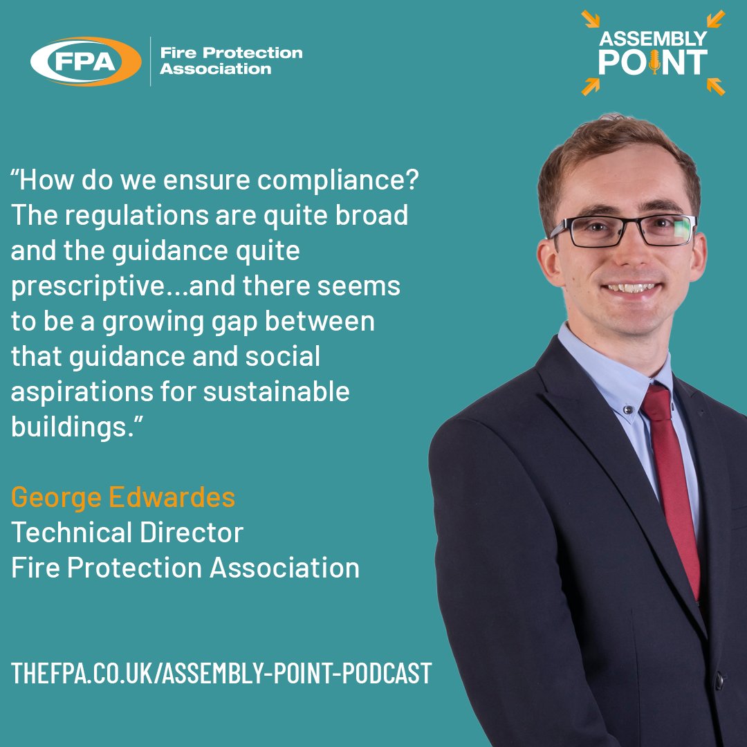 TheFPA_UK's tweet photo. #AssemblyPoint is back!

In the first episode, George Edwardes is joined by Dr Gavin Dunn and Eoin O'Loughlin to discuss the implications of the zero carbon agenda for fire safety in the built environment.

Listen here: https://t.co/m46Yz8FJUI

#FireSafety https://t.co/i5c18onwOK