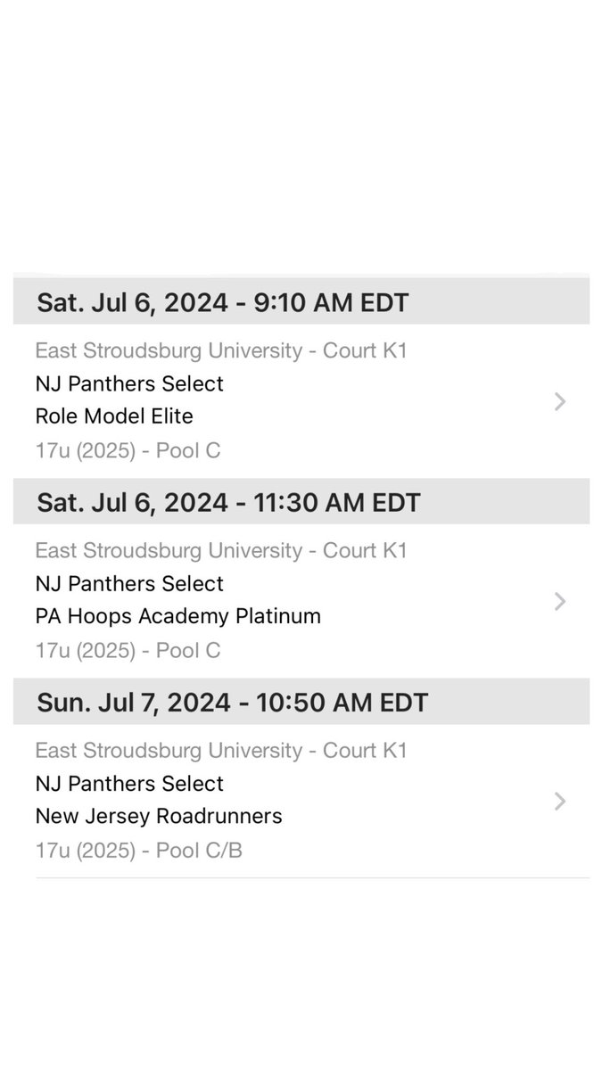 NJ Panthers Boys (@njpanthersboys) on Twitter photo 6’5 F <a href="/ZackPatetta/">Zack Patetta</a> (<a href="/wh_hoops/">Watchung Hills Basketball</a>) is looking to have a strong July. The athletic down hill F has heard from Ithaca, Marywood, Catholic & St Vincents in the past few weeks!
Coaches can check him out @ East Stroudsburg this weekend! 6’5 F <a href="/ZackPatetta/">Zack Patetta</a> (<a href="/wh_hoops/">Watchung Hills Basketball</a>) is looking to have a strong July. The athletic down hill F has heard from Ithaca, Marywood, Catholic & St Vincents in the past few weeks!
Coaches can check him out @ East Stroudsburg this weekend!