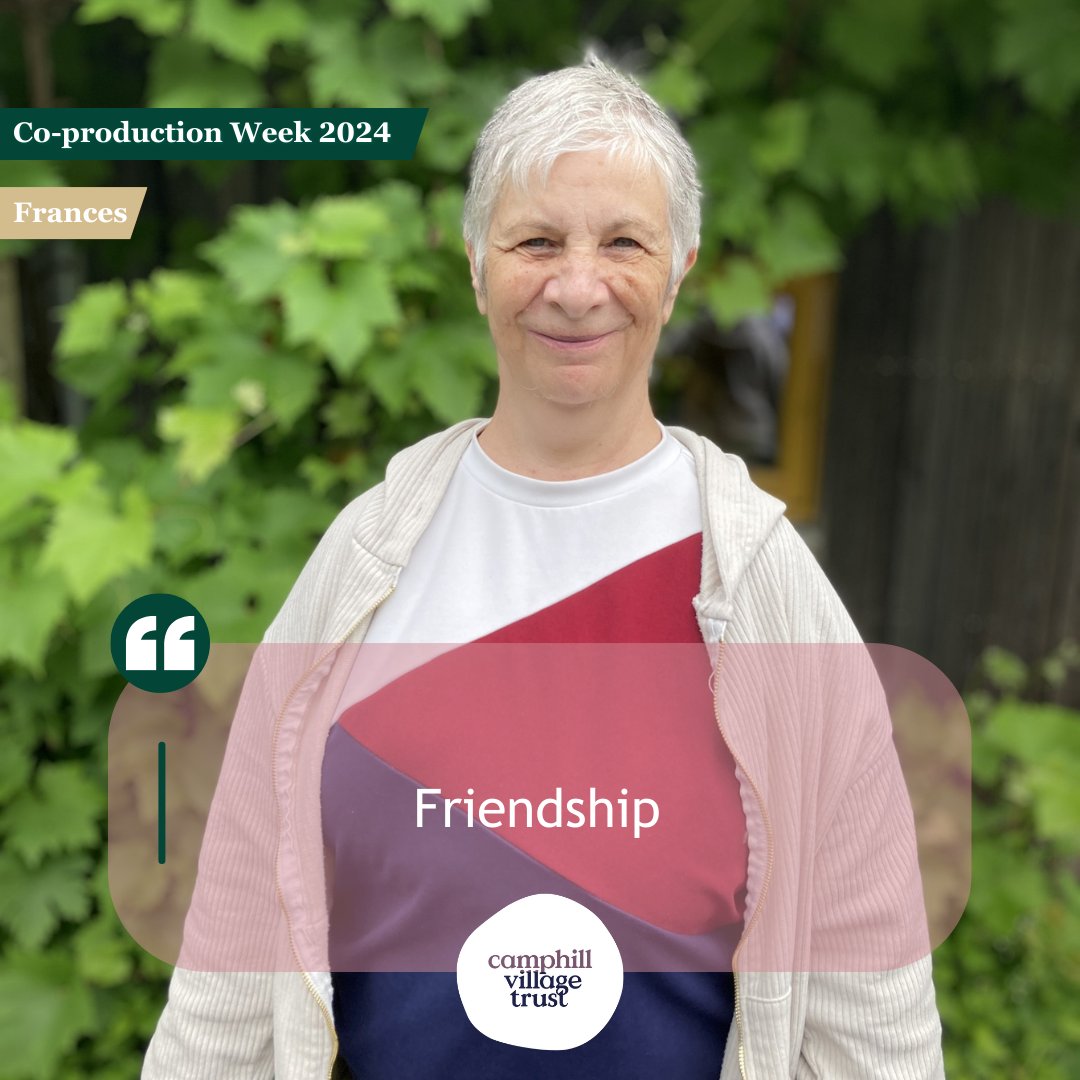 CamphillVillag1's tweet image. Co-production means many things to the people we support. 
These words reflect the heart of co-production at our Trust, where everyone’s voice is valued and contributes to our shared journey. @SCIE_socialcare 

#CoProWeek #CoProductionWeek