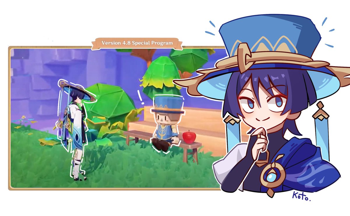 What could he have been thinking at that moment...

#GenshinImpact #genshinimpactspecialprogram #Wanderer