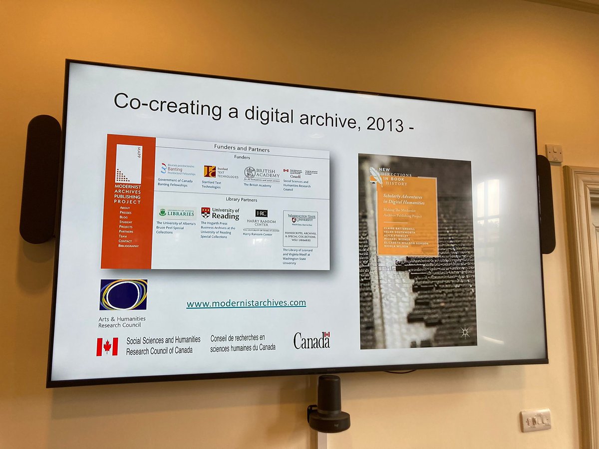 Talking data feminism + archives + collaboration <a href="/UniRdg_SpecColl/">University of Reading Special Collections</a> <a href="/SHARPorg/">SHARP (@sharporg@hcommons.social)</a> #sharp2024 <a href="/lhs01clg/">Caroline Gould</a> <a href="/ElizabethWGordo/">Elizabeth W Gordon</a> <a href="/Nicola_LWilson/">Dr Nicola Wilson</a>