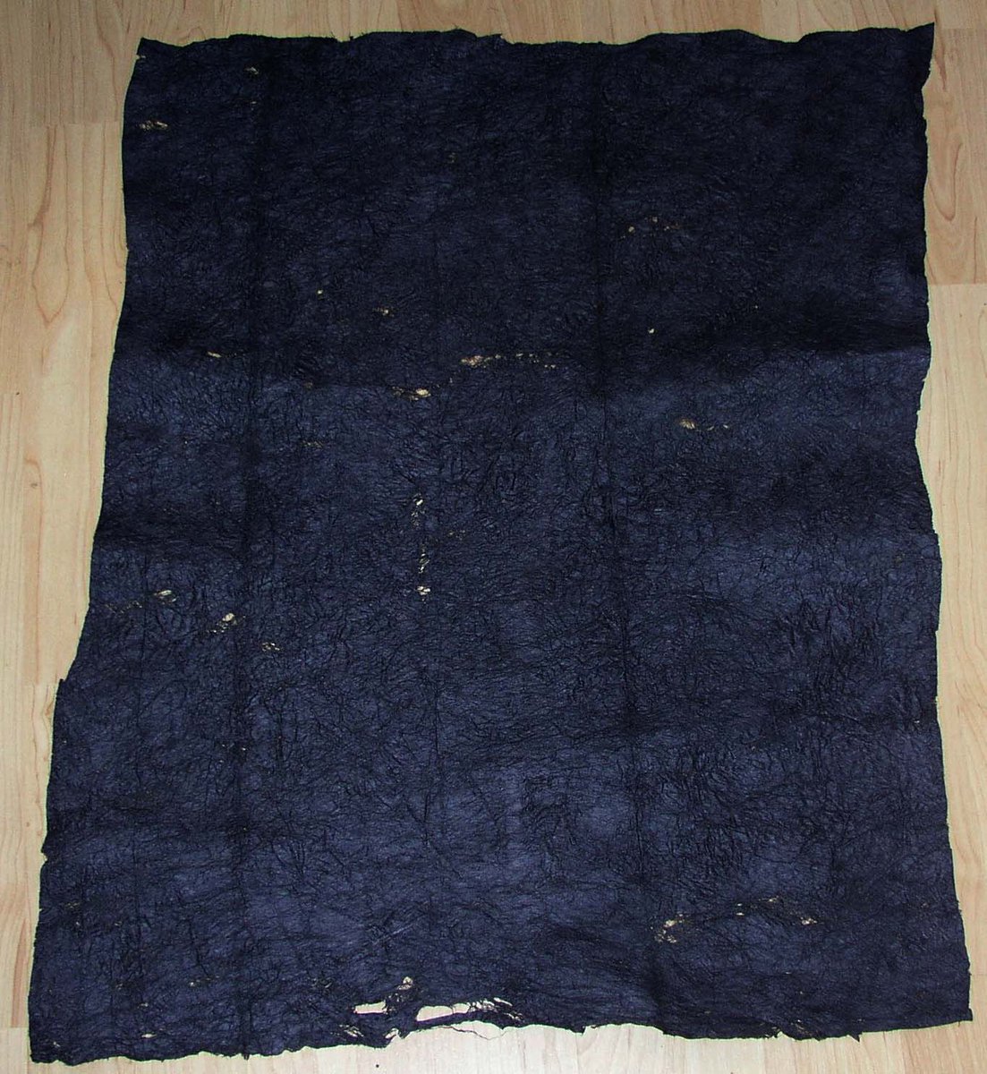 Some of our naturally dyed Tapa, (Black) 24x36 or by the roll.