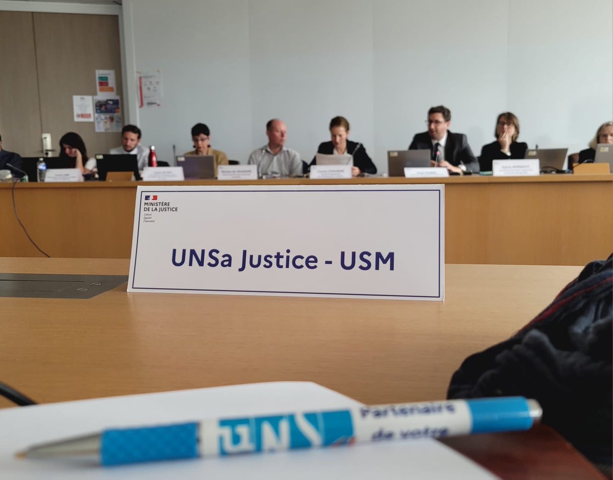 Création du corps des cadres-greffiers : texte présenté ce 05 juillet en CSA Ministériel.

C’est voté ✅ 

Le A juridictionnel, c’est parti !