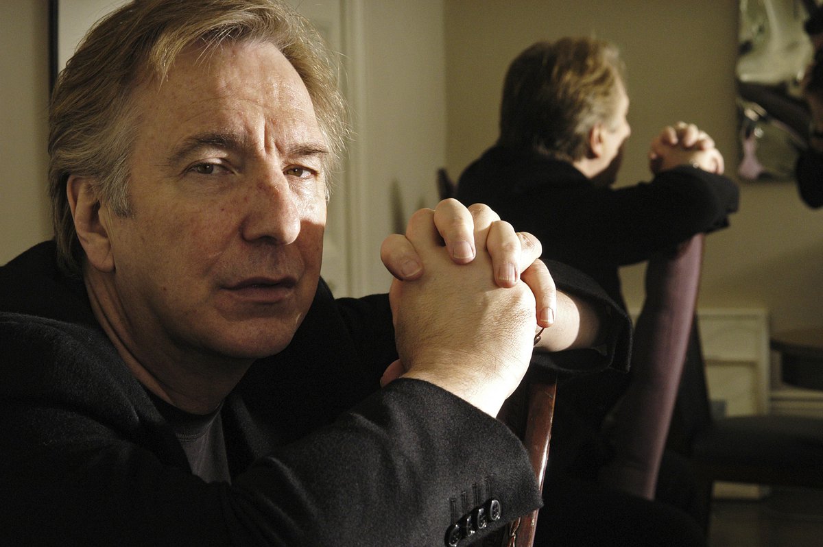 Alan__Rickman__'s tweet photo. The photographer Cambridge Jones, London, 2004 https://t.co/74M3F4XgHm