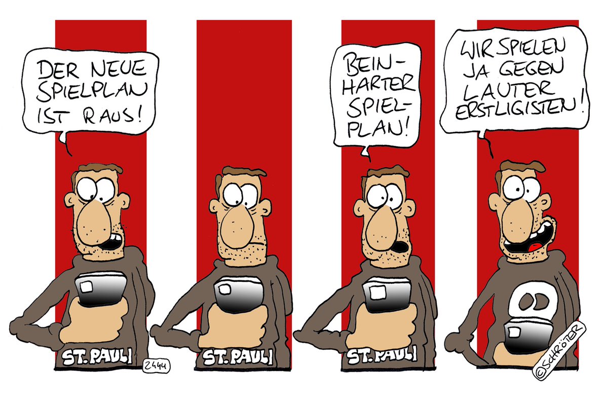 #fcsp #neuerspielplan #scheissfussball #paulicomix