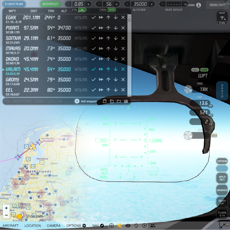 GeoFS (@geoflightsim) on Twitter photo Some people could try it out at <a href="/flightsimexpo/">Flight Simulation Association</a> in Las Vegas: GeoFS flight plan tool is now live in version 3.8! Linked to AP/NAV, with export/import features and Mach speed hold. Flight recorder now draws flight path on the map and holds up to 10 hours you can save/load locally. Some people could try it out at <a href="/flightsimexpo/">Flight Simulation Association</a> in Las Vegas: GeoFS flight plan tool is now live in version 3.8! Linked to AP/NAV, with export/import features and Mach speed hold. Flight recorder now draws flight path on the map and holds up to 10 hours you can save/load locally.
