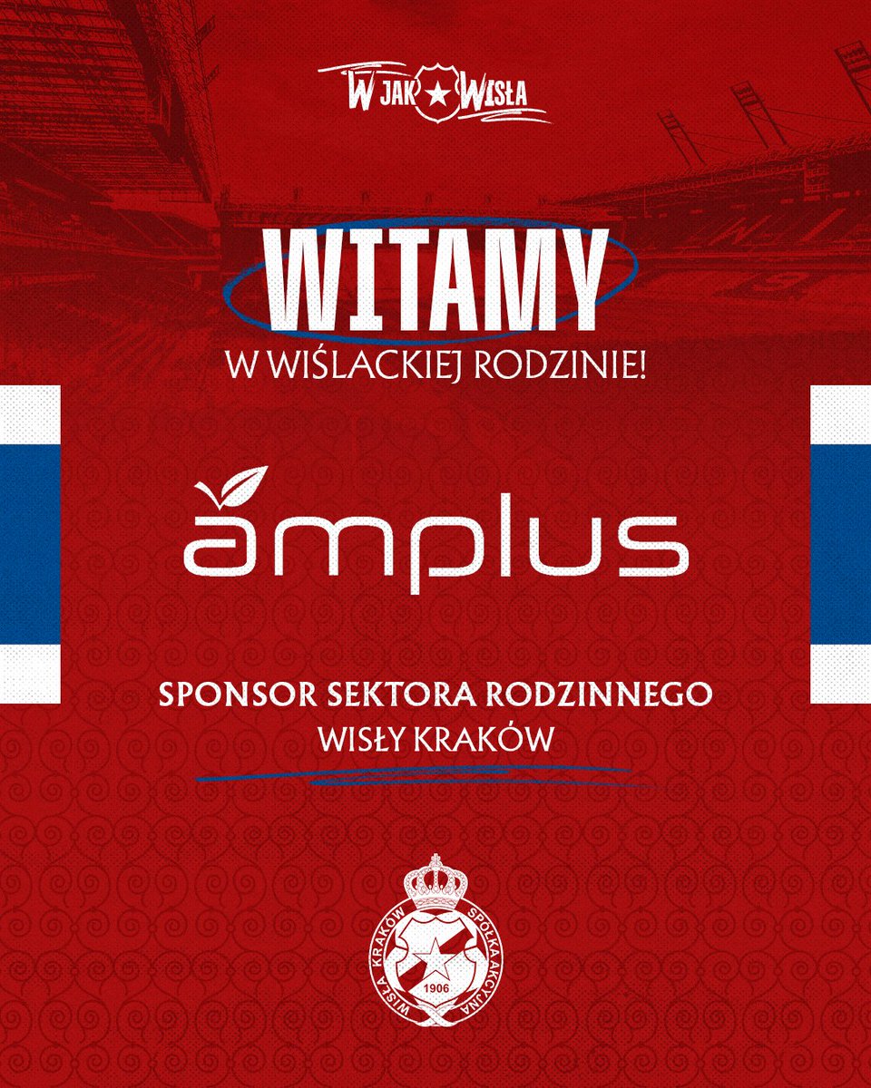[ɪɴғᴏʀᴍᴀᴄᴊᴀ]

Nowy Partner Wisły Kraków ✅ Sponsor Sektora Rodzinnego ✅ Amplus, witamy! 🙌

🔗 tiny.pl/d5tfp