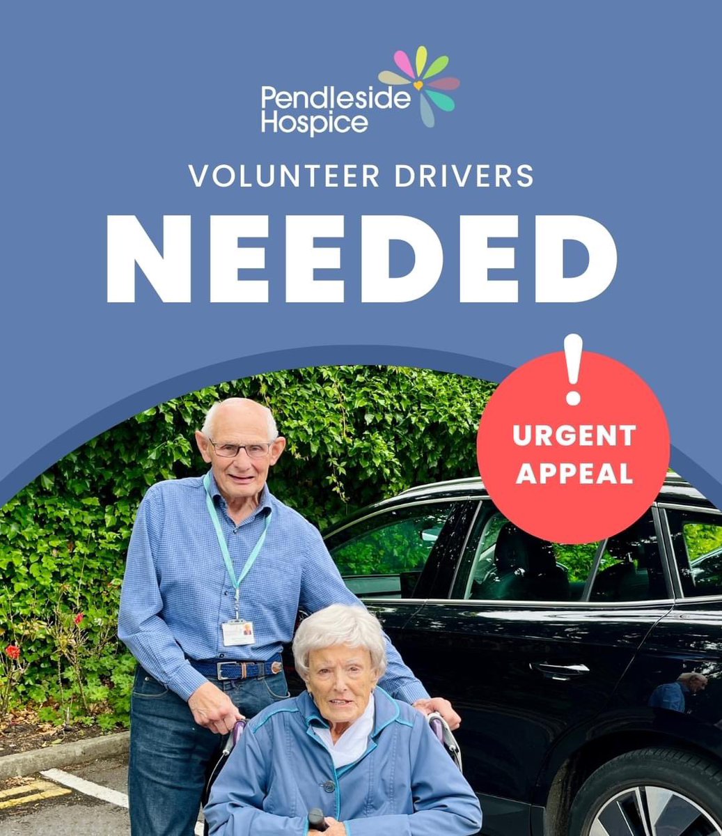 Pendleside Hospice (@pendlesidehosp) on Twitter photo ❗Volunteer Drivers Needed!
Many of our service users depend on us, and transportation is a critical part of their care.
If you have the time and passion to make a positive impact, please get in touch! 🙏
Contact Lisa:
📞01282 440 159
📧 lisa.clarke@pendleside.org.uk. ❗Volunteer Drivers Needed!
Many of our service users depend on us, and transportation is a critical part of their care.
If you have the time and passion to make a positive impact, please get in touch! 🙏
Contact Lisa:
📞01282 440 159
📧 lisa.clarke@pendleside.org.uk.