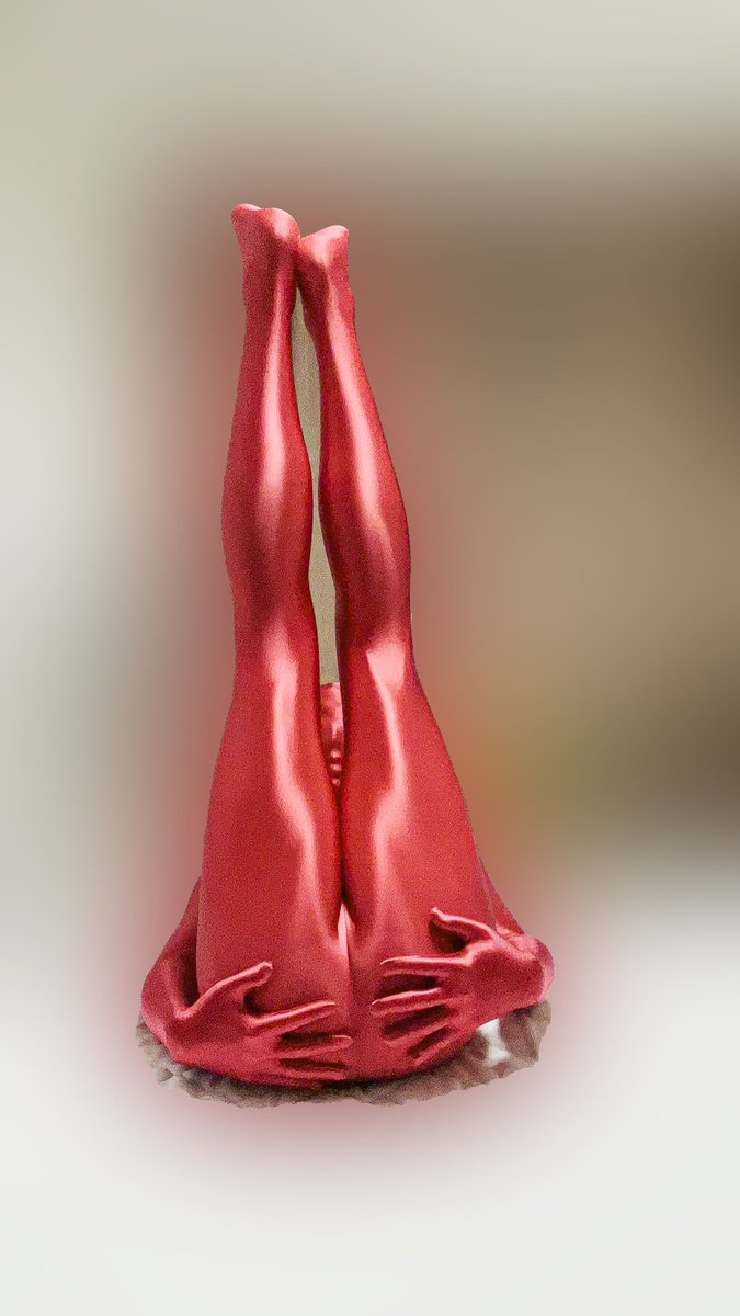 红色油光全包紧身衣返图