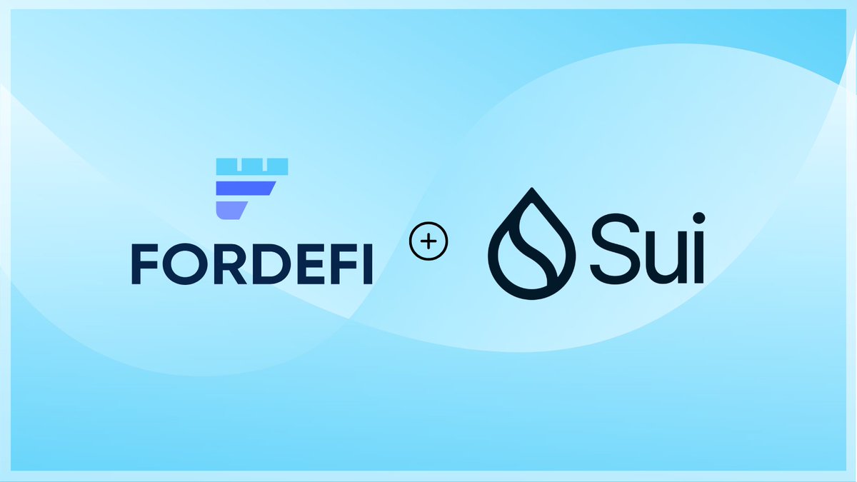 FordefiHQ's tweet photo. 1/🎉 Fordefi Unlocks #DeFi For Institutions Transacting on Sui!

@SuiNetwork is the newest L1 blockchain to be supported on the @FordefiHQ platform! Fordefi users can now interact directly with Sui's entire DeFi ecosystem via Fordefi's browser extension or API, enjoying full transaction enrichment and policy engine support.✨