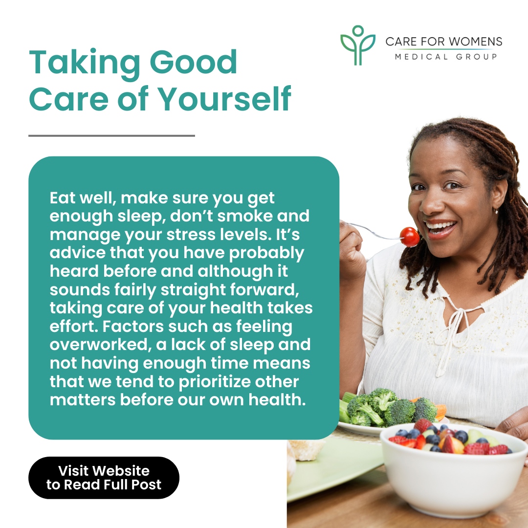 careforwomens's tweet image. Consider using some of the following strategies to start taking better care of yourself.

Click below to learn more . . .
cfwmg.com/taking-good-ca…

#HealthyHabitsNow #HealthyLivingGuide #DailyWellnessRoutine