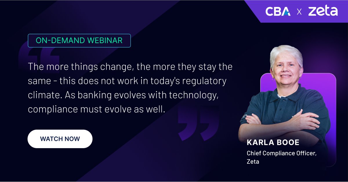 In the dynamic world of finance, our regulatory environment demands that compliance evolves alongside technology. 

If you missed our insightful webinar on achieving regulatory excellence with Next-Gen Compliance, catch the on-demand session now: hubs.ly/Q02Fm8_c0