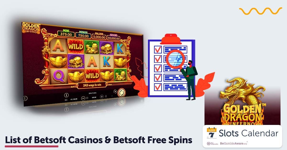 Do you like Betsoft games but can't find a place where you can play them? 🧐 

Then, this List of Betsoft Casinos &amp; Betsoft Free Spins is for you! slotscalendar.com/betsoft-casino…