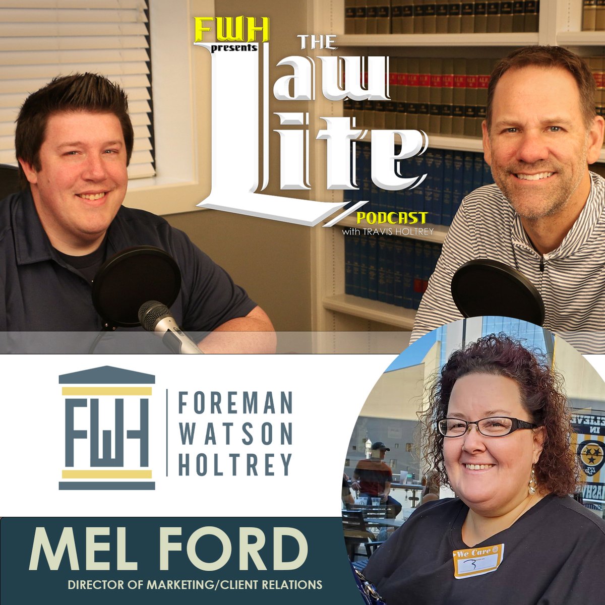 Mel Ford has joined their team as the new Marketing Director. Travis kicks things off sad, but P.J. &amp; Mel bring up the mood by being hilarious. Great Law. Less Legal. Law Done Lite!

Spotify: open.spotify.com/episode/4wU20Z…

iTunes: podcasts.apple.com/us/podcast/mel…