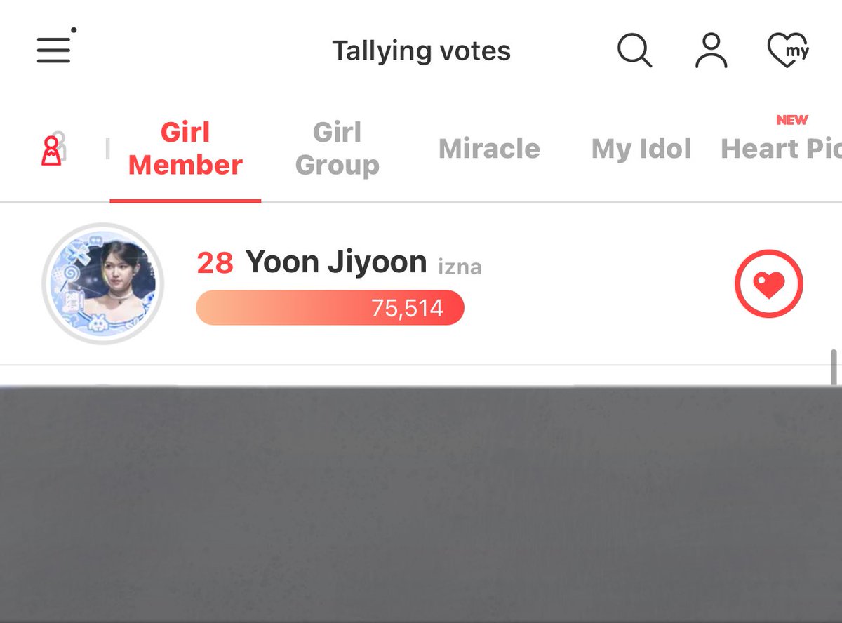 [🗳️] You can now vote for Yoon Jiyoon in the Girl Member category on Choeaedol! 

Collect attendance, watch ads and complete missions to collect hearts on the Choeaedol App and make sure to set Jiyoon as your Idol 🩵

Make sure to save some hearts as well for later events!