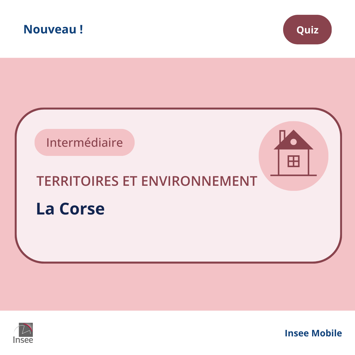 InseeFr's tweet photo. #InseeMobile | Découvrez le nouveau quiz sur l’application mobile ! Testez dès maintenant vos connaissances sur la Corse, et suivez @InseeCorse
👉 https://t.co/TXenUuxdgG https://t.co/NFKRxs7vt0