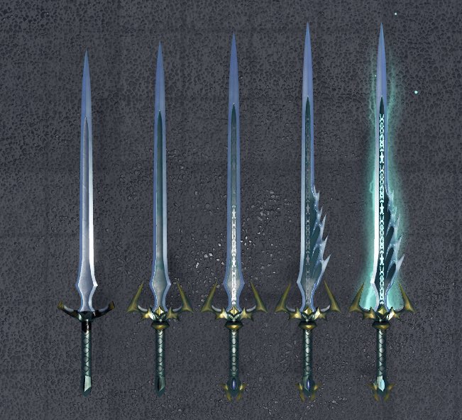Upcoming summer event weapons! This is a preview of the event rapiers and their craft stages!
#ROBLOX #RobloxDevs