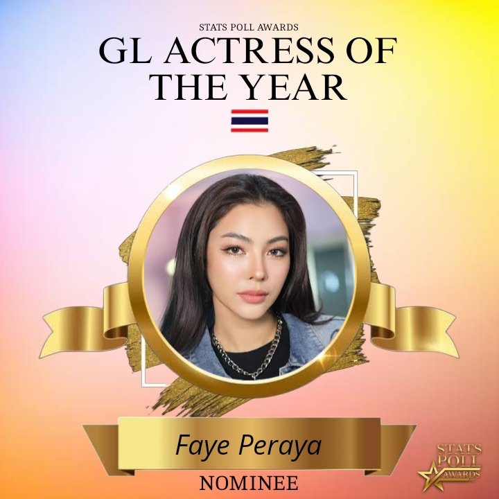 StatsPollAwards's tweet photo. GL ACTRESS OF THE YEAR 
Vote #FayepPeraya

Twitter Voting Mechanics:
Follow @StatsPollAwards
- Like: Each like will count as 300 votes.
- Reply: Each reply will count as 50 votes.
Voting End: July 22, 2024 (11:59PM🇵🇭 Time)
#StatsPollAwards
#GLActressOfTheYear https://t.co/Czus1usOhm