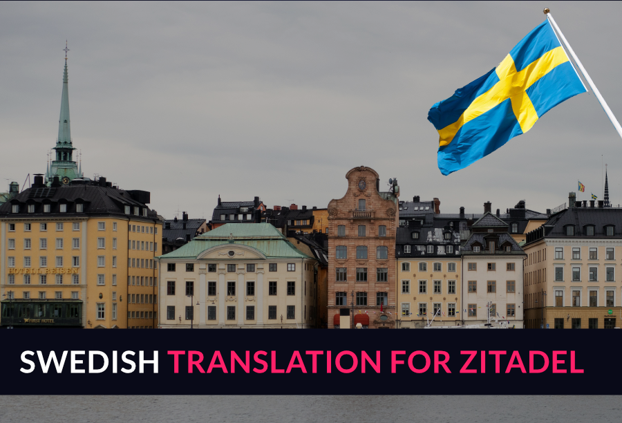 zitadel's tweet image. Hej Sverige! 🇸🇪 Your beautiful language is now fully supported in ZITADEL. Log in, manage your console, and receive emails in Swedish. Thank you for the contribution! #ZITADEL #SwedishLanguage #IdentityManagement