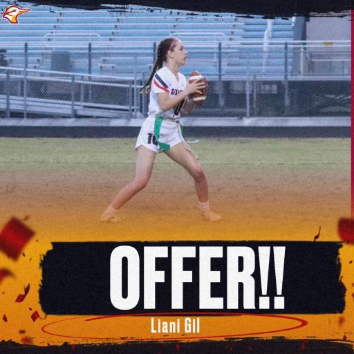 LianiGil10's tweet image. Thankful to receive an offer from the 1st college that spoke to me during my flag journey @hesstonwflagfb @RemingtonYoung @GoOxbridge @FlagOxbridge @EraPrep @Keiser_WFlagFB @ESPNTop63 @ChelseaParmer @BSCFlagFootball @warnerflag @LCPanthersFlag