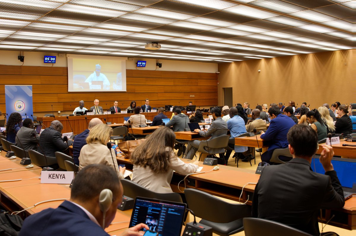 Pleased to have a full room at today’s #HRC56 side event. Thanks to the co-sponsors: the PMs of 🇱🇸🇬🇲🇲🇿🇧🇩🇸🇸🇵🇦 and <a href="/g7plus/">g7plus</a> as well as excellent panelists who showcased tangible steps that states can take in order to operationalise the resolution on Human Rights and Culture of Peace