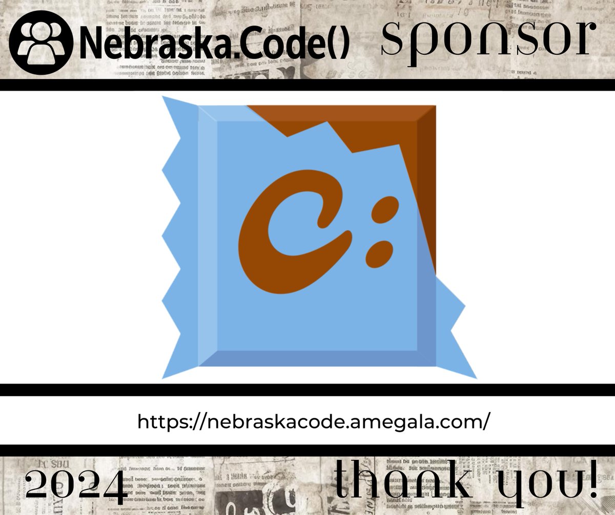 Nebraska.Code() Conference (@conferencene) on Twitter photo THANK YOU <a href="/chocolateynuget/">Chocolatey</a> for sponsoring Nebraska.Code() this month!
Come check them out July 18th and 19th at the Conference!
nebraskacode.amegala.com
#TechnologyConference #LincolnNE #TechSponsor THANK YOU <a href="/chocolateynuget/">Chocolatey</a> for sponsoring Nebraska.Code() this month!
Come check them out July 18th and 19th at the Conference!
nebraskacode.amegala.com
#TechnologyConference #LincolnNE #TechSponsor