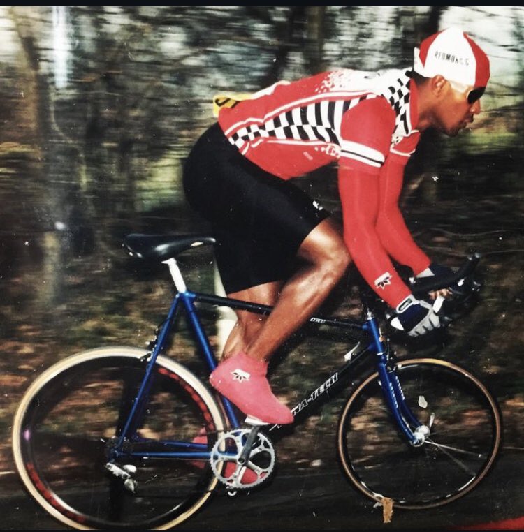 BlackChampions_'s tweet photo. Always loved the challenge of the time-trial💪🏾 Bikes have changed so much and rider positioning have changed so much in 30 years since my first ever go. But, Still the #raceoftruth #scratchman https://t.co/R9NFcpHrZc