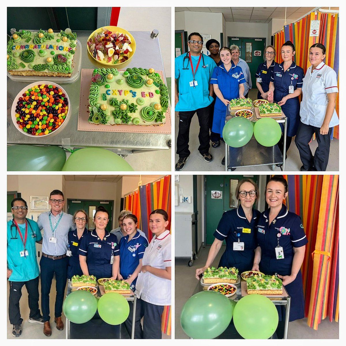 ClaireLou36 (@clou36) on Twitter photo A massive thank you to all the Children & Young People's Emergency Department on getting GREEN on our accreditation.
So proud to work with an amazing team. Cakes and treats to celebrate.
<a href="/tandgicft/">T&G Integrated Care</a> A massive thank you to all the Children & Young People's Emergency Department on getting GREEN on our accreditation.
So proud to work with an amazing team. Cakes and treats to celebrate.
<a href="/tandgicft/">T&G Integrated Care</a>