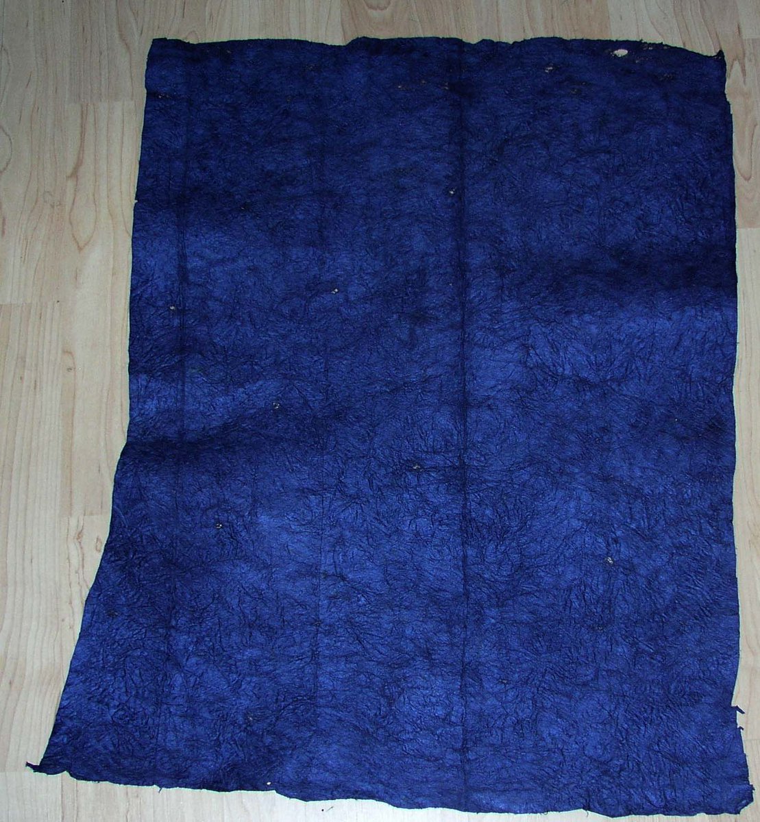 Some of our naturally dyed Tapa, (Navy Blue) 24x36 or by the roll.