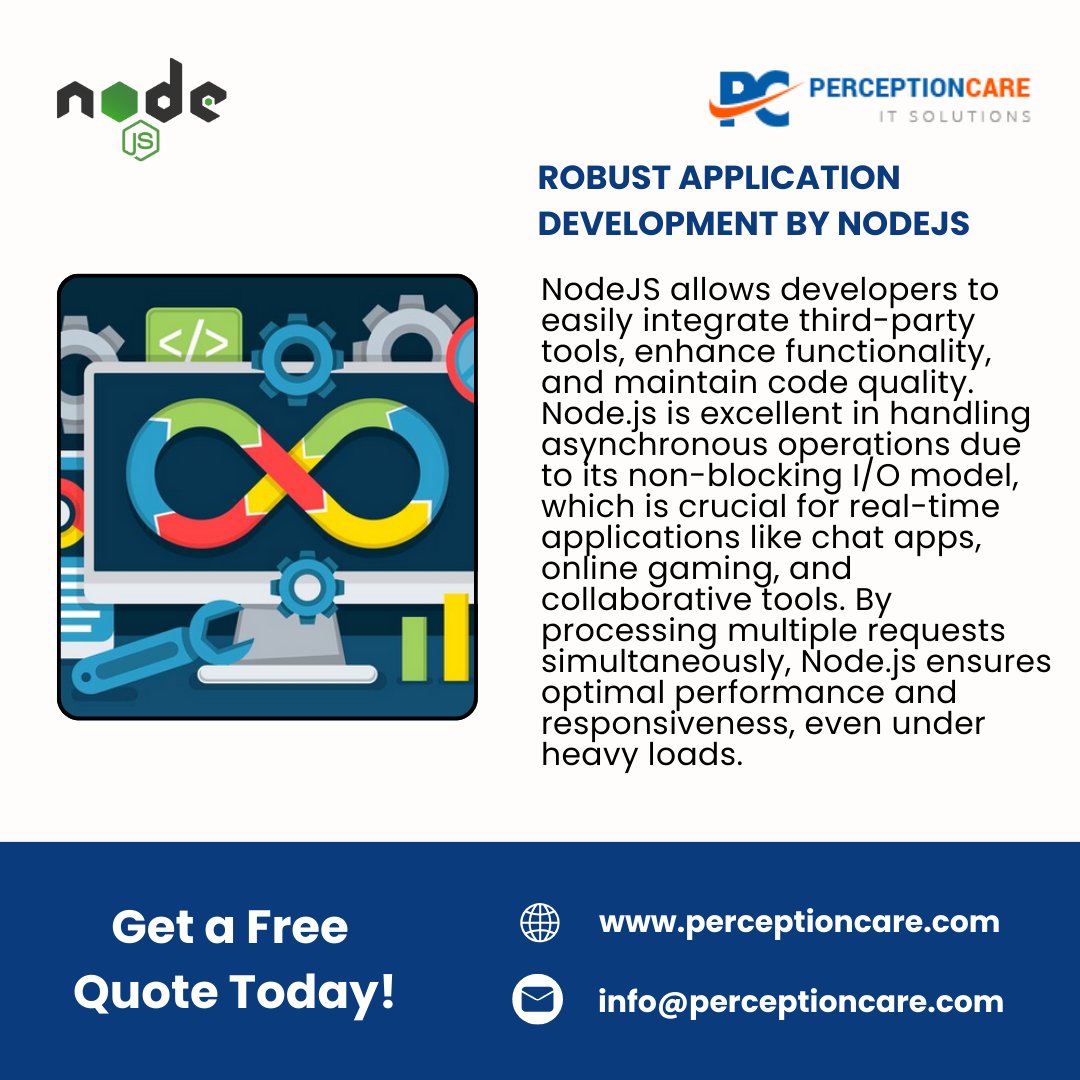 perceptioncare's tweet photo. Robust Application Development by NodeJS

Read More: https://t.co/nH1v8j1YV7

#nodejs #apps #application #development #design #solutions #perceptioncare #services https://t.co/RCFtGf6R5V