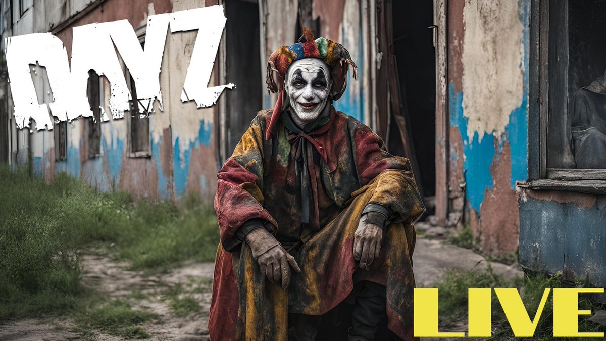 I'm LIVE on YT &amp; Twitch now! youtube.com/@FlyingHarlequ……………… (1440p) and twitch.tv/flyingharlequin #DayZ