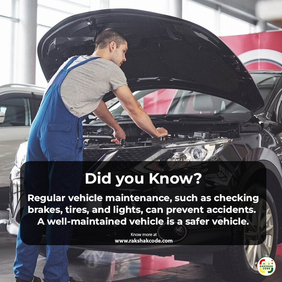 RakshakCode's tweet image. 🔧🚗 Did You Know? 🚗🔧
Regular vehicle maintenance, such as checking brakes, tires, and lights, can prevent accidents. A well-maintained vehicle is a safer vehicle! 🛠️✅
#VehicleMaintenance #CarSafety #SafetyFirst #PreventAccidents #RakshakCode