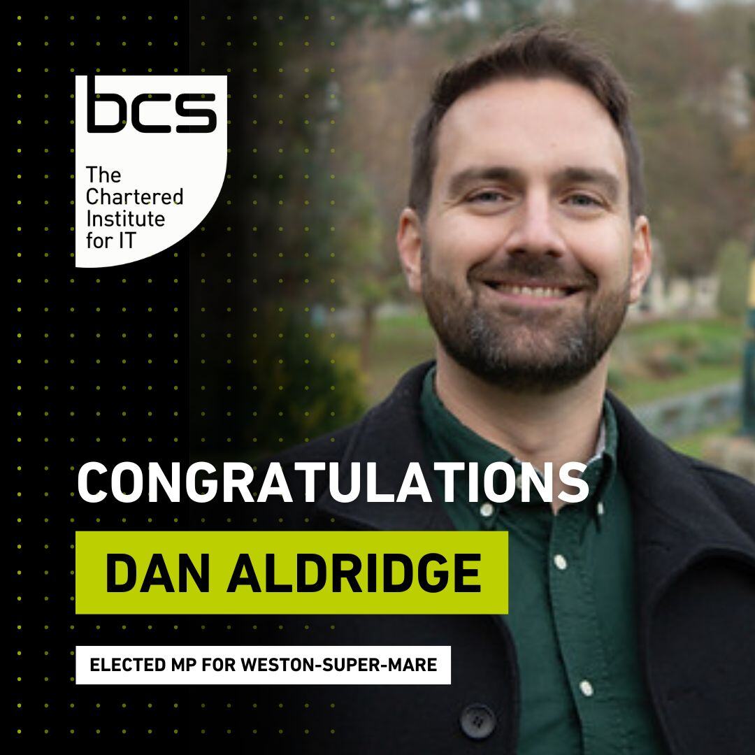 bcs's tweet photo. Congratulations to our outgoing Head of Policy, @DanAldridgeWSM on being elected MP for Weston-Super-Mare! 🎉
We'll miss you, but we're thrilled to collaborate with you in your new role. Best of luck from the entire BCS community! 🚀

 #NewMP #Election https://t.co/jwWNmgDjfM