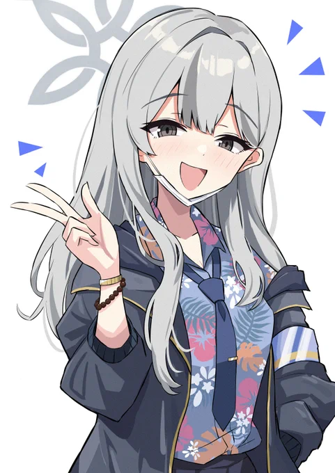 コノカ描いたから見て!どうしてもギャルを描きたくなってしまった!!! #ブルアカ 