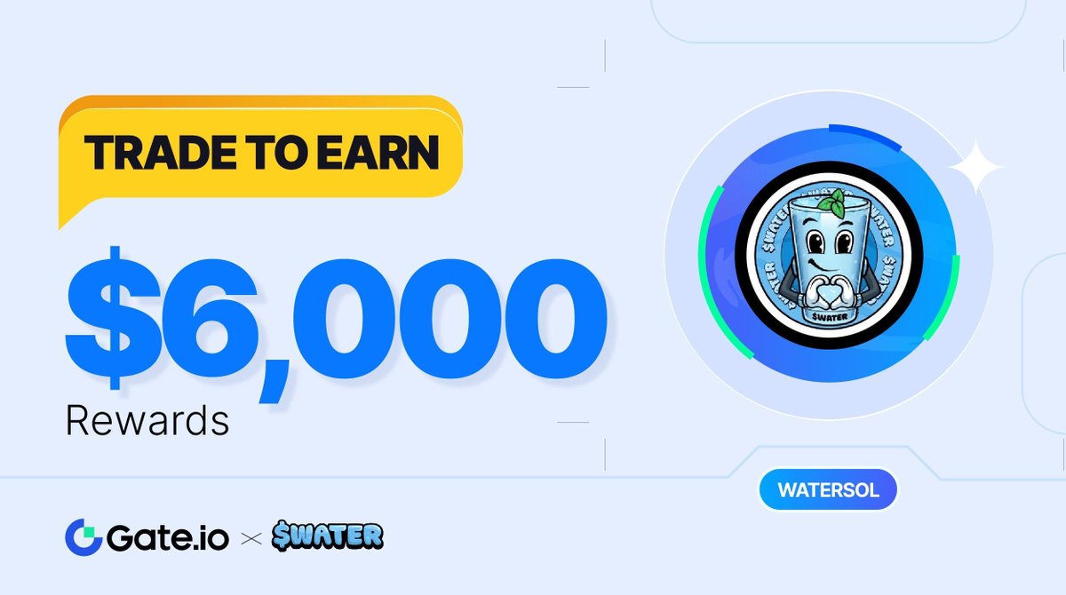 Gate_Launch's tweet photo. 🚀 Dive into the $WATERSOL "Trade to Earn" Event and Win a Share of $6,000 Rewards!
💎 50 lucky retweeters will each pocket $10!
📌 Follow @gate_io & @WaterMemeCoin
📌 Like & RT
💸 JOIN NOW: https://t.co/mk2C58ZwhG
#Gateio #WATERSOL #Giveaways https://t.co/iUgbrDVFlE