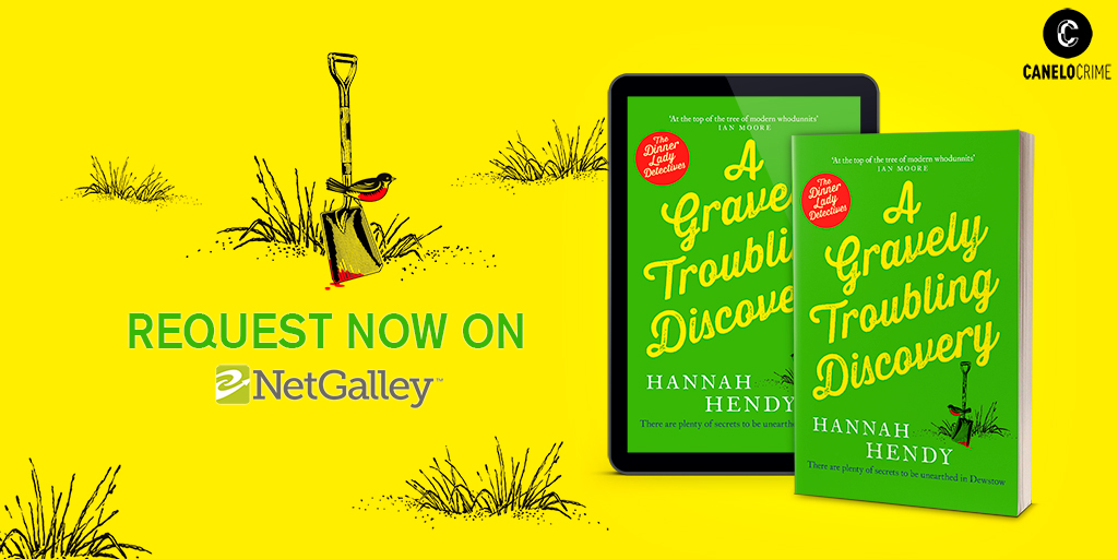 Available to request on <a href="/NetGalley/">NetGalley</a>!📚 <a href="/HendyHannah/">Hannah Hendy</a>'s The Dinner Lady Detectives are back in #AGravelyTroublingDiscovery and there are plenty of secrets to be unearthed in Dewstow 🕵️

Get requesting your copy of this charming British cosy village mystery👉 netgalley.com/catalog/book/4…