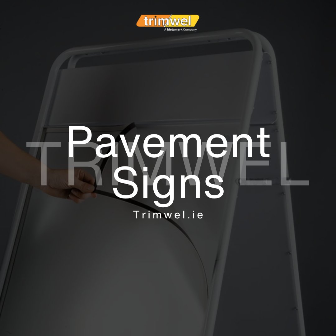 trimwel's tweet image. Check out our range of pavement signs online now. From Wood Chalk boards to poster frames, and more!

Explore our range now: trimwel.ie/collections/pa…

#trimwel #signage #pavementsigns #outdoorsignage