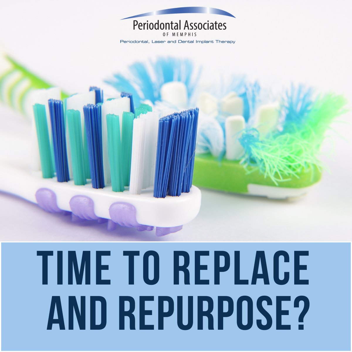 PerioMemphis's tweet image. Toothbrush trivia: It can harbor 10 million bacteria! Yuck!!! Replace every 3-4 months for a cleaner smile. 🦠🦷 #ToothbrushTips #OralHygiene