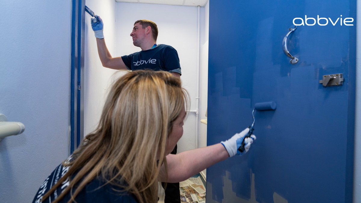 AbbVieIreland's tweet photo. We’re proud of our Dublin-based teams for connecting with their local community during AbbVie's #WeekOfPossibilities! Nearly 200 volunteers supported St Michael’s House in Kilbarrack, making a meaningful impact. Watch AbbVie Ireland's General Manager, Andres Rodrigo, share more💙 https://t.co/ZK5x3dSYcv