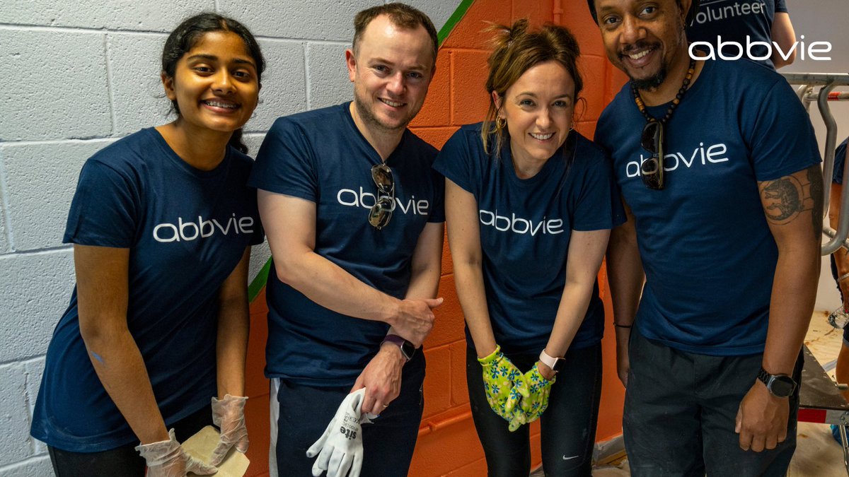 AbbVieIreland's tweet photo. We’re proud of our Dublin-based teams for connecting with their local community during AbbVie's #WeekOfPossibilities! Nearly 200 volunteers supported St Michael’s House in Kilbarrack, making a meaningful impact. Watch AbbVie Ireland's General Manager, Andres Rodrigo, share more💙 https://t.co/ZK5x3dSYcv
