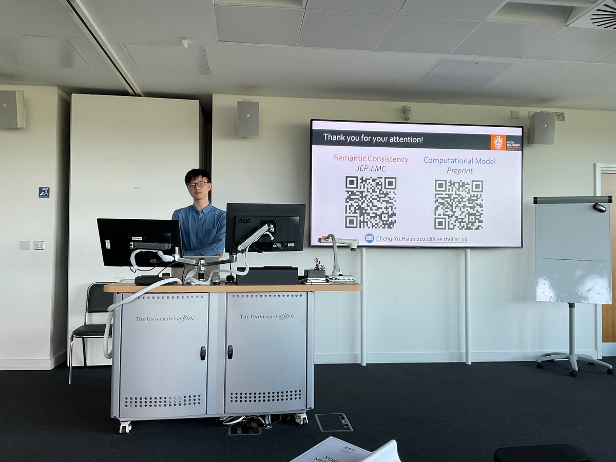 Kathy Rastle (@kathy_rastle) on Twitter photo Excellent, fun EPS talk at about Chinese compounding by <a href="/ChengYuHsieh1/">Cheng-Yu Hsieh</a>. Fantastic questions too! #EPSYork24 Excellent, fun EPS talk at about Chinese compounding by <a href="/ChengYuHsieh1/">Cheng-Yu Hsieh</a>. Fantastic questions too! #EPSYork24